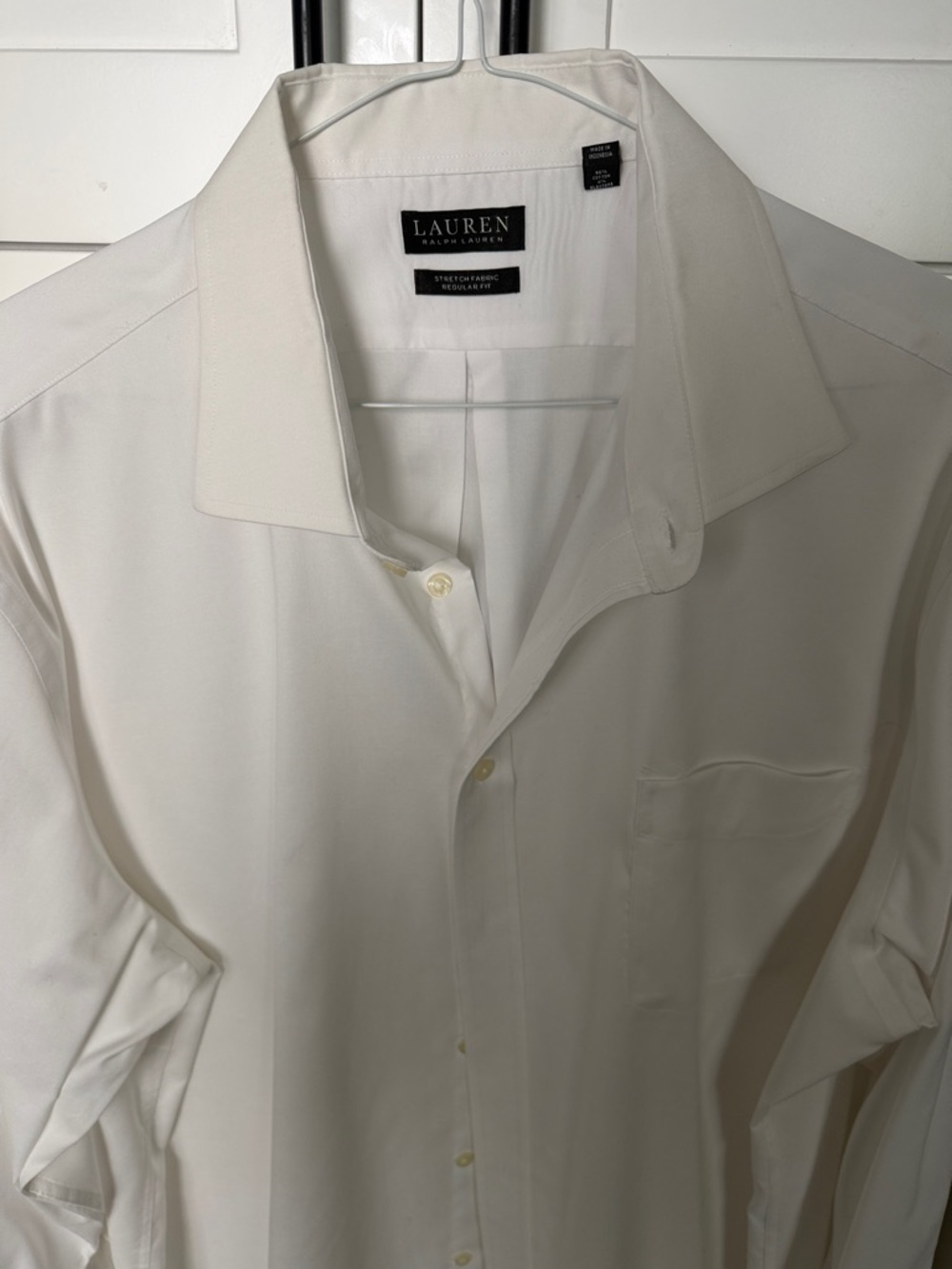 Lauren Ralph Lauren Men's Off-White Dress Shirt - Picture 4 of 4